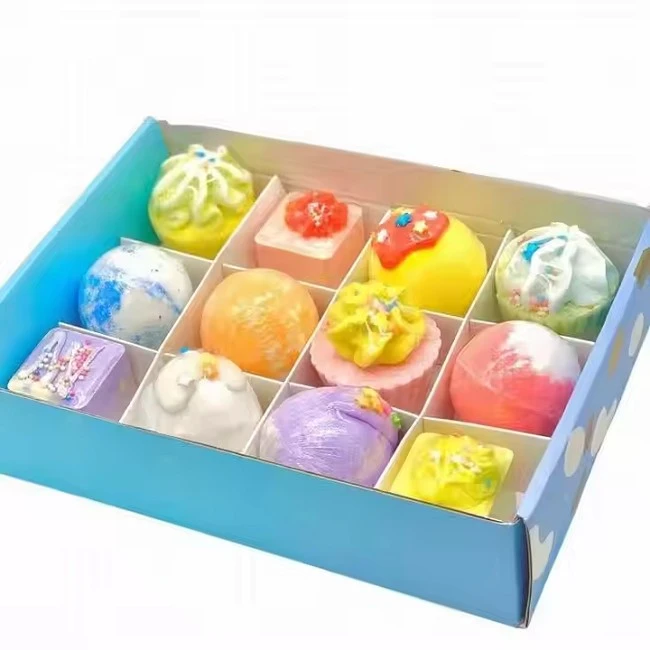 Dessert bath bomb gift set